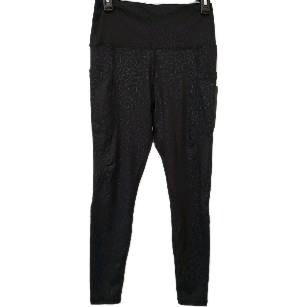 Scorpio Sol Serena High Waist Pocket Leggings M Black Athletic Yoga Workout